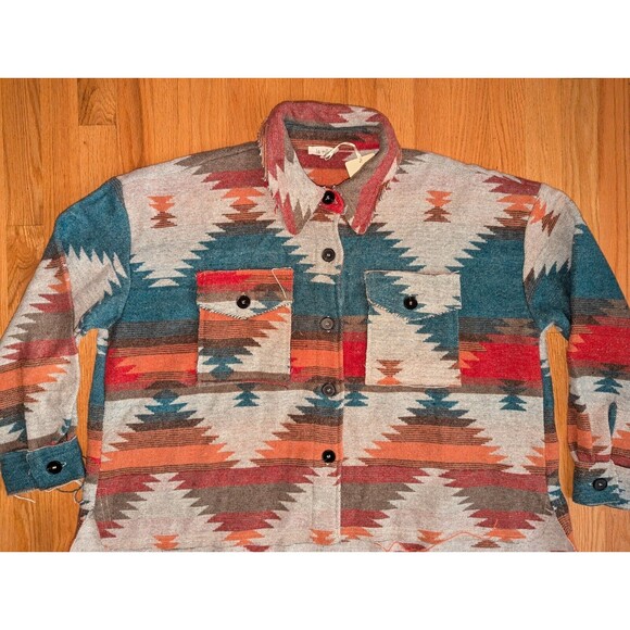 LA MIEL Multicolor Aztec Pattern Jacket - Picture 3 of 8